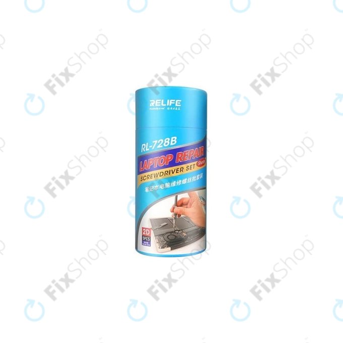 Relife RL-728B 2D - Set izvijačev za servis prenosnikov