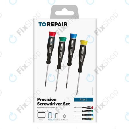 SBS – Natančni mini komplet izvijačev za majhno elektroniko 4v1