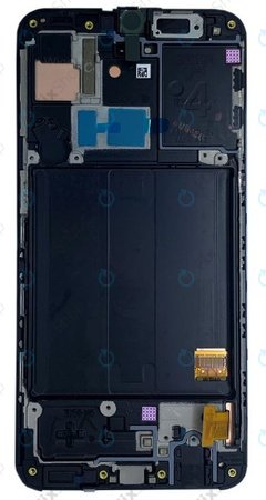 Samsung Galaxy A40 A405F - LCD zaslon + steklo na dotik + okvir (Black) - GH82-19672A, GH82-19674A Genuine Service Pack