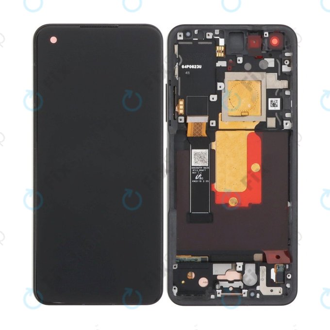 Asus Zenfone 9 AI2202 - LCD zaslon + steklo na dotik + okvir (Midnight Black) OLED