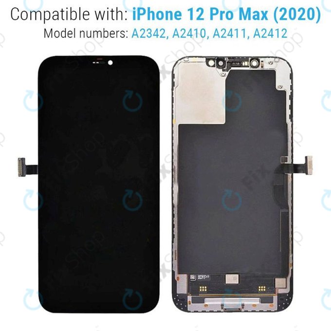 Apple iPhone 12 Pro Max - LCD zaslon + steklo na dotik + okvir Hard OLED FixPremium