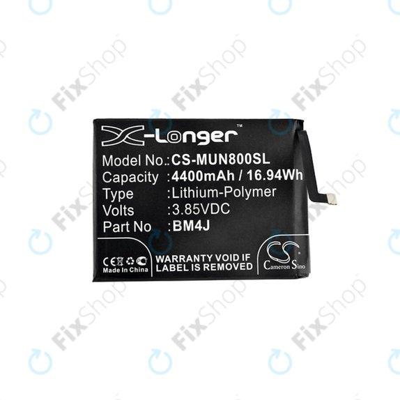 Baterija za Xiaomi Redmi Note 8 Pro, 4400mAh, Li-Pol, 3.85 V, BM4J, HQ