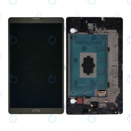 Samsung Galaxy Tab S 8.4 T705 - LCD zaslon + steklo na dotik + okvir (Titanium Bronze) - GH97-16095B Genuine Service Pack