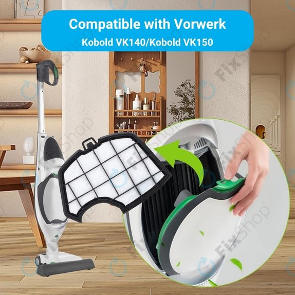 Vorwerk Kobold VK140, VK150 - Filter za Prah FP140