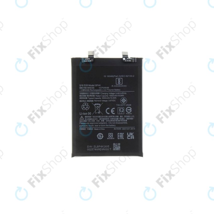 Xiaomi Redmi Note 12 Pro 5G - Baterija BP4K 5000mAh