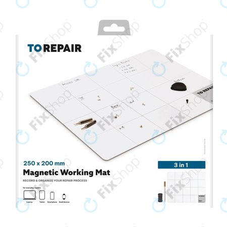 SBS – Magnetna podloga za vijake in majhne dele 3v1