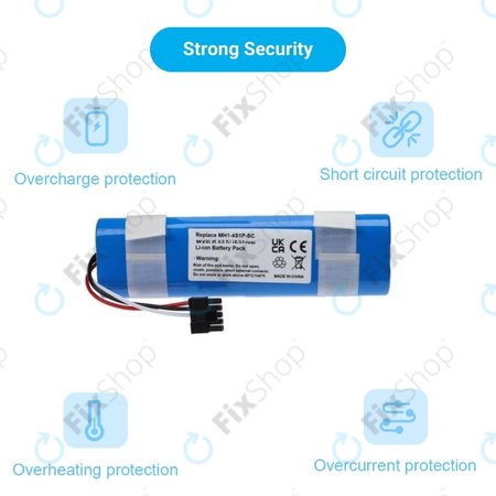 Xiaomi Mi Robot Vacuum Mop Pro (P), 2 (Mijia 2C), Viomi V2 Pro, Proscenic LDS M7 - Baterija STYJ02YM, MH1-4S1P-SC Li-Ion 14.8V 3400mAh