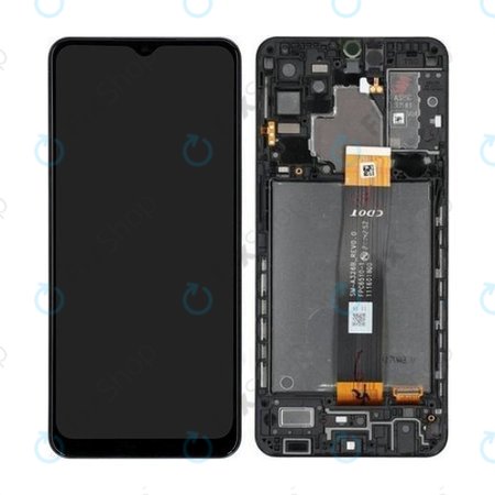 Samsung Galaxy A32 5G A326B - LCD zaslon + steklo na dotik + okvir (Awesome Black) - GH82-25121A, GH82-25122A Genuine Service Pack