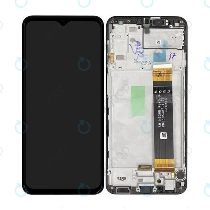 Samsung Galaxy A23 4G A235F - LCD zaslon + steklo na dotik + okvir (Black) - GH82-28563A, GH82-28657A Genuine Service Pack