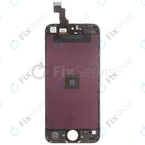 Apple iPhone 5C - LCD zaslon + steklo na dotik + okvir (Black) TFT