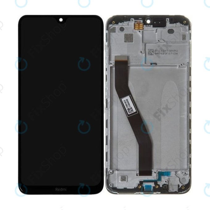 Xiaomi Redmi 8, Redmi 8A - LCD zaslon + steklo na dotik + okvir (Onyx Black) - 5600040C3I00 Genuine Service Pack