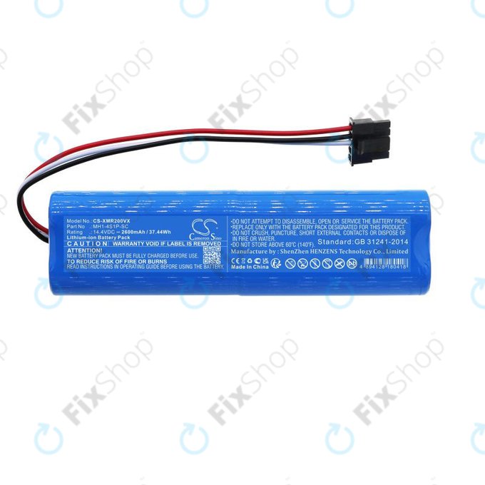 Xiaomi Mi Robot Vacuum Mop Pro (P), 2 (Mijia 2C), Viomi V2 Pro, Proscenic LDS M7 - Baterija STYJ02YM, MH1-4S1P-SC Li-Ion 14.4V 2600mAh HQ