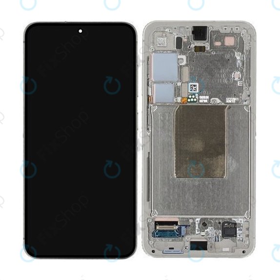 Samsung Galaxy S24 S921B - LCD zaslon + steklo na dotik + okvir (Amber Yellow) TFT