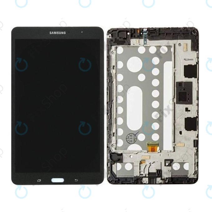Samsung Galaxy Tab 4 Pro 8.4 T320 - LCD zaslon + steklo na dotik + okvir (črn) - GH97-15556B Genuine Service Pack