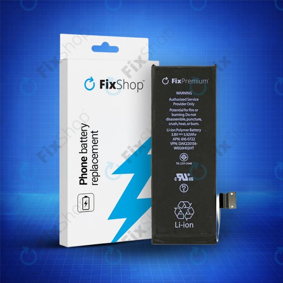 Baterija za iPhone 5S, 1560mAh, FixPremium