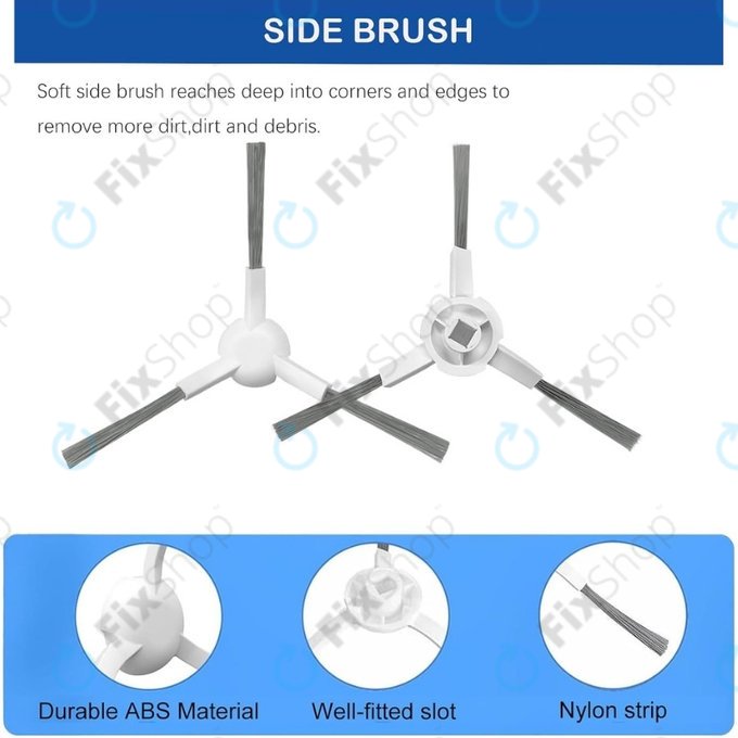 Xiaomi Dreame L10s Ultra Gen2, Pro Gen2, Mova E30 Ultra - stranska krtača