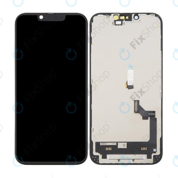 Zaslon In-Cell FHD za iPhone 16e, Steklo na dotik z okvirjem, FixPremium