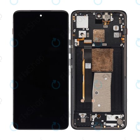 Motorola Thinkphone - LCD zaslon + steklo na dotik + okvir (Carbon Black) OLED