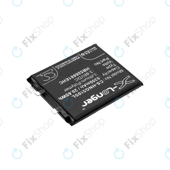 Baterija za Honor Magic 5 Pro, 5350mAh, Li-Pol, 3.86V, HB526881EHC, HQ