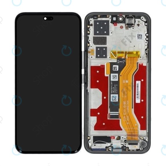 Honor 400 Pro - LCD zaslon + steklo na dotik + okvir (Midnight Black) - 0235APFA Genuine Service Pack