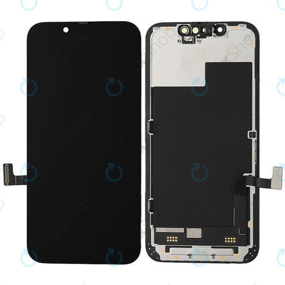 Zaslon In-Cell FHD za iPhone 15 Plus, Steklo na dotik z okvirjem, FixPremium
