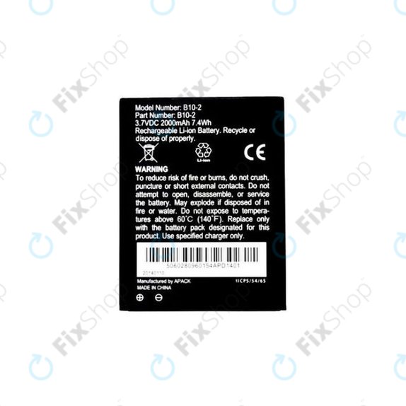 Caterpillar CAT B15 - Baterija B10-2 2000mAh