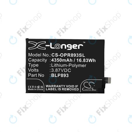 Realme GT 2 Pro 5G, GT Neo 2 5G - Baterija BLP887 2150mAh HQ