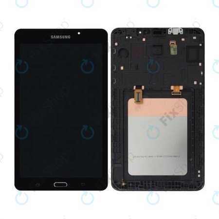 Samsung Galaxy Tab A 7.0 T280 (2016) - LCD zaslon + steklo na dotik + okvir (črn) - GH97-18734A Genuine Service Pack