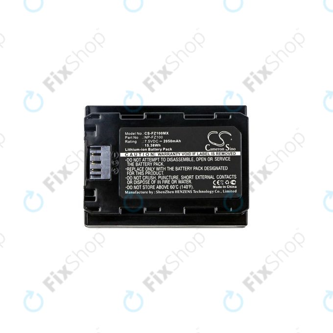 Sony Alpha A7, Alpha A9, ILCE-series - Baterija NP-FZ100 Li-Ion 2050mAh HQ
