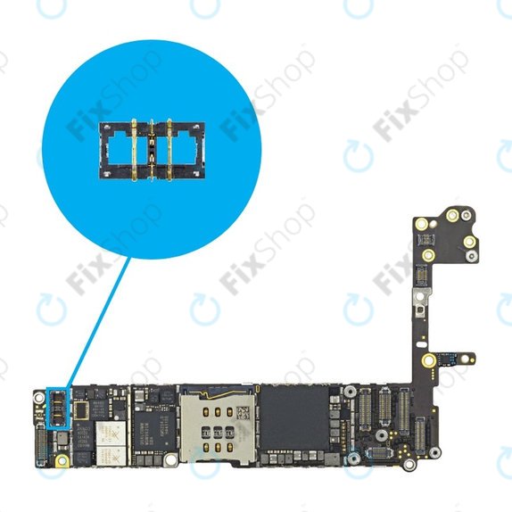 Apple iPhone 6 - vtičnica za baterijo matične plošče