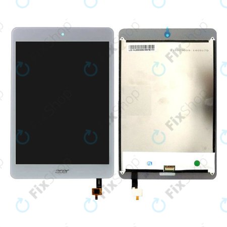 Acer Iconia Tab A1 - 830 7.9" - LCD zaslon + steklo na dotik + okvir (White) TFT