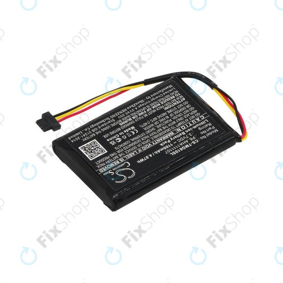 Baterija za TomTom Go 610, 1100mAh, Li-Ion, 3.7V, LAHA1111107, HQ