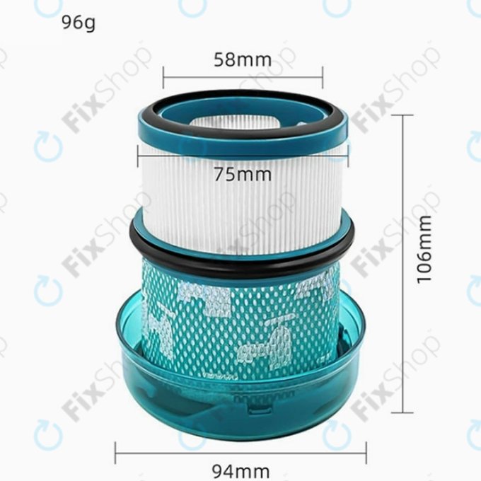 HEPA filter, 2 kos za Dyson V16