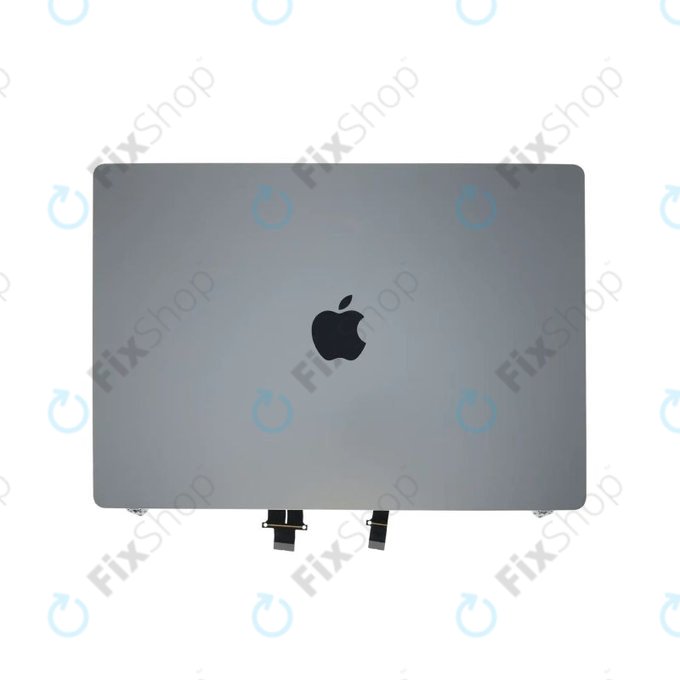 LCD zaslon za MacBook Pro 16" A3403 (2024), s sprednjim steklom in pokrovom, Nano-Texture, Silver, 661-42324, Genuine Apple