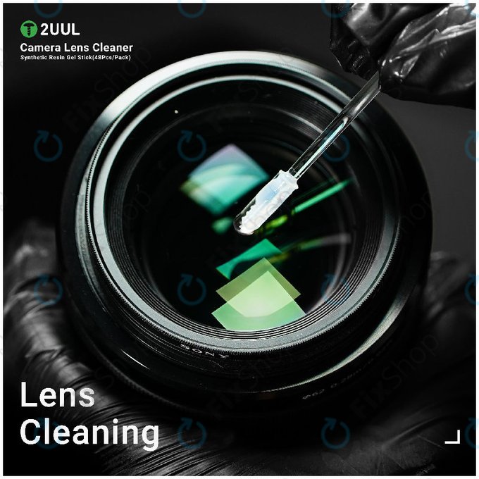 Čistilne gel palčke za leče kamer, sintetična smola, 2UUL CL21, 48 kos/pakiranje