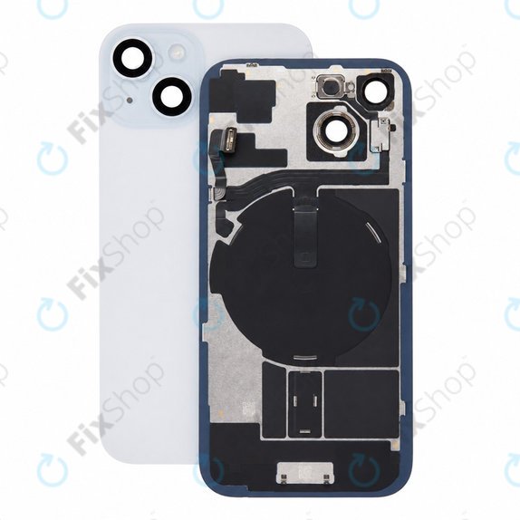 Steklo zadnjega ohišja za iPhone 15, Blue, Pulled A