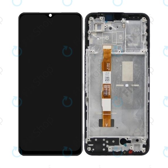 Vivo Y22s V2206 - LCD zaslon + steklo na dotik + okvir (Dark Blue) TFT