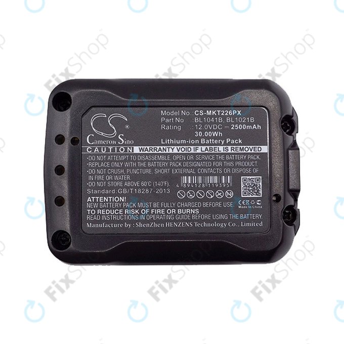Makita CXT, C, D, F, H, J, P, R, S, T-series - Baterija BL10xx Li-Ion 2500mAh HQ