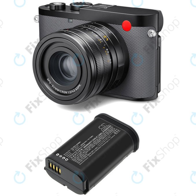 Baterija za Leica Q2, Q3, SL2, SL2s, 2600mAh, Li-Ion, 7.2V, BP-SCL6, HQ
