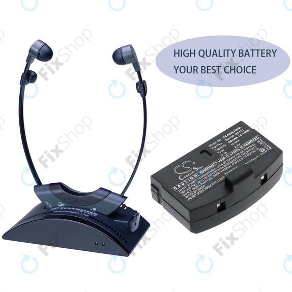Baterija za Sennheiser, 60mAh, Ni-MH, 2.4V, BA150, HQ
