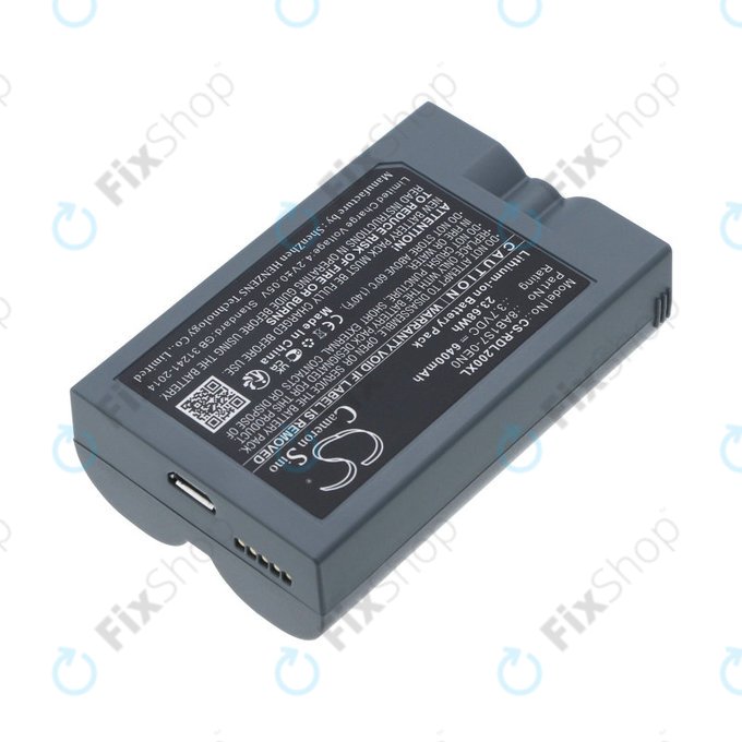 Baterija za Ring Video Doorbell 2, 3, 4, 6400mAh, Li-Ion, 3.7V, 8AB1S7-0EN0, HQ