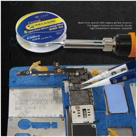 Mechanic CF-11 - Keramična pinceta odporna na vročino z ostro konico