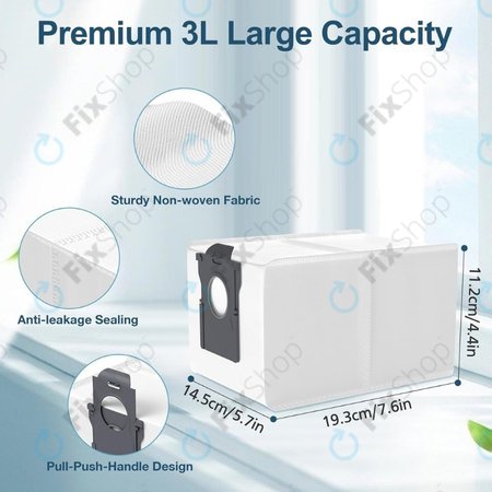 Xiaomi Dreame X40 Ultra, X50 Ultra, L40s Pro Ultra, L40 Ultra, L10s Ultra Gen2, Mova E30 Ultra, Mova V50 Ultra, P60 - Vrečka za sesalnik