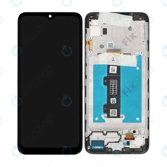 Motorola Moto E20 XT2155-3 - LCD zaslon + steklo na dotik + okvir - 5D68C19457 Genuine Service Pack