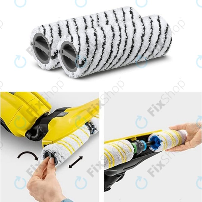 Kärcher FC 3, FC 5, FC 7 - Komplet valjev za kamnite površine (črna)