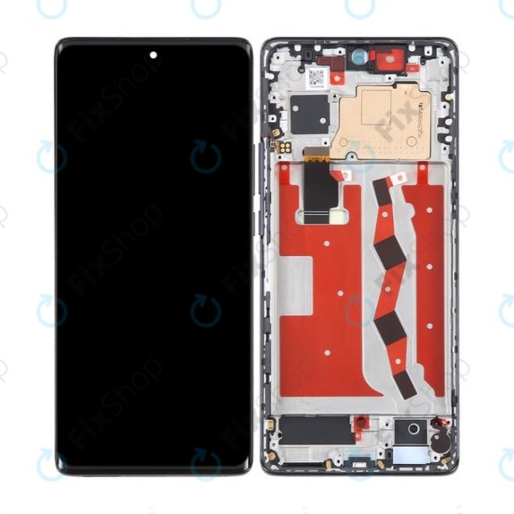 Huawei Nova 10 - LCD zaslon + steklo na dotik + okvir (Starry Black) OLED