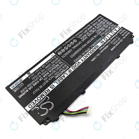 Baterija za Acer Aspire S13, Chromebook R13, 4600mAh, Li-Pol, 11.55V, AP15O3K, HQ