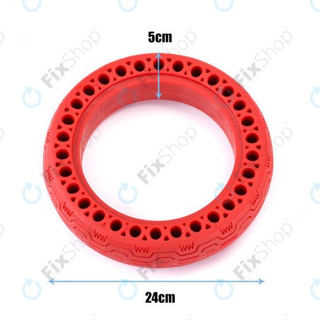 Xiaomi Mi Electric Scooter 1S, 2 M365, Essential, Pro, Pro 2 - Vzdržljiva polna pnevmatika brez zračnic (Tip 1) (Red)