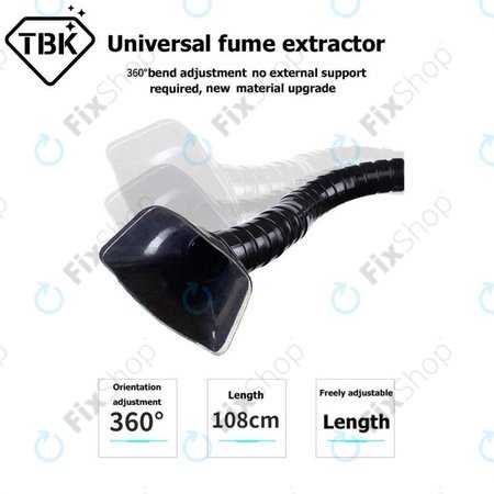 Aparat za dimljenje TBK Laser Smoker - Odvod dima med spajkanjem