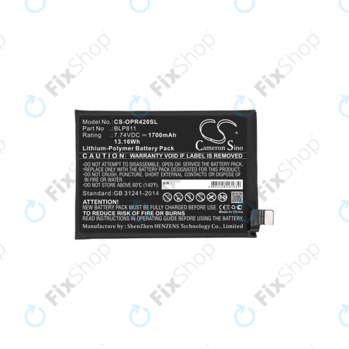 Oppo Reno 4 - Baterija BLP811 1700mAh HQ
